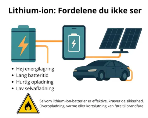 Fordele ved Lithium-ion-batterier